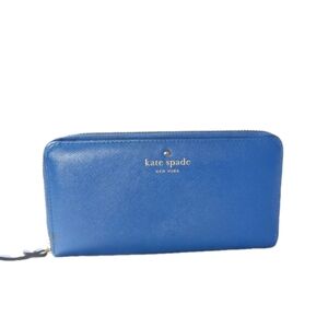 Kate Spade Mikas Pond Lacey Royal Blue Continental Wallet #PWRU2076 Retail $180